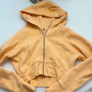 Lululemon cropped zip hoodie